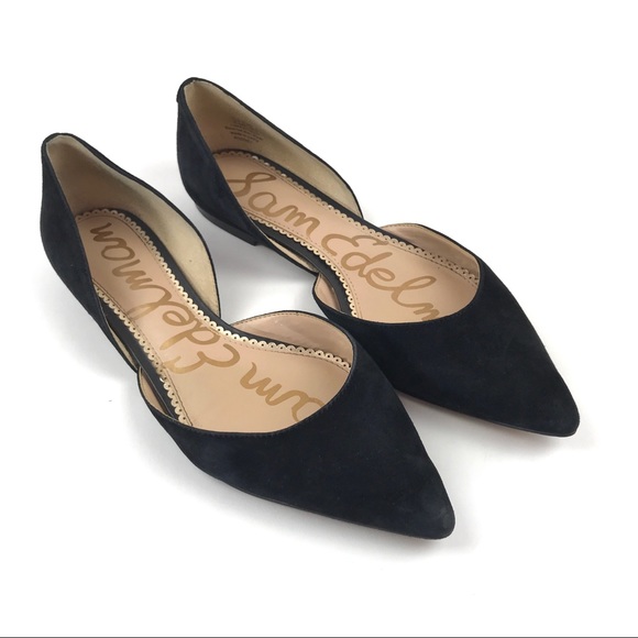Sam Edelman Shoes - Sam Edelman Rodney Flat Size 8.5 M Black Suede